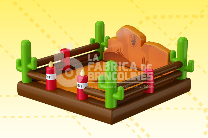 Colchon Show Vaquero Toro Mecanico