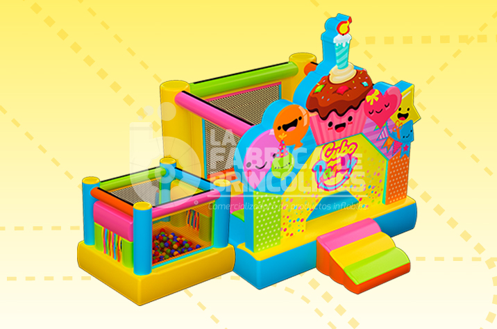 Brincolin Cubo Party inflable
