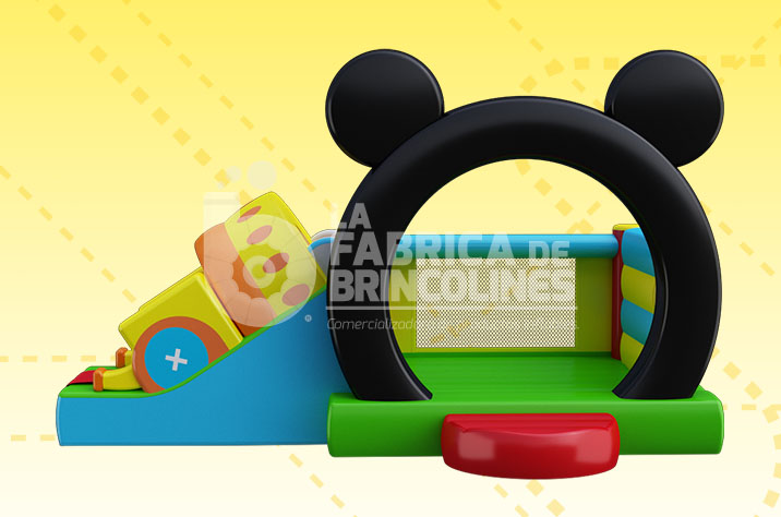 Brincolin Mickey Mouse con Resbaladilla