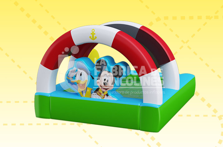 Brincolin Mickey Mouse con Resbaladilla