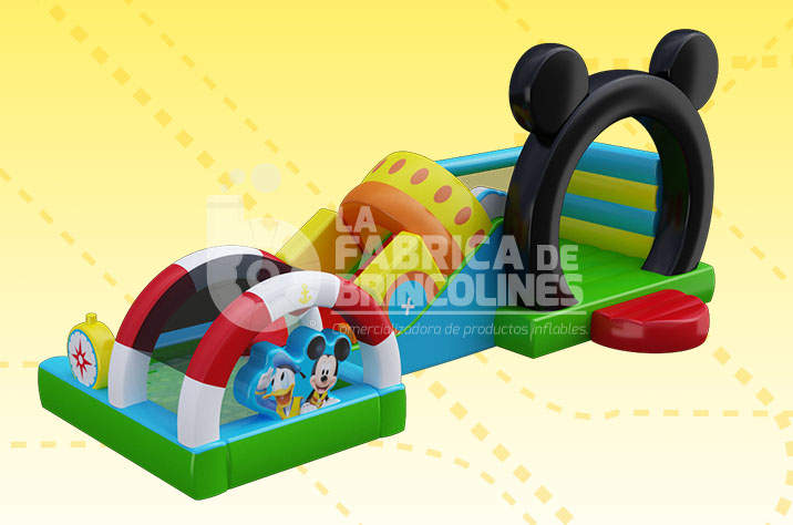 Brincolin Mickey Mouse con Resbaladilla