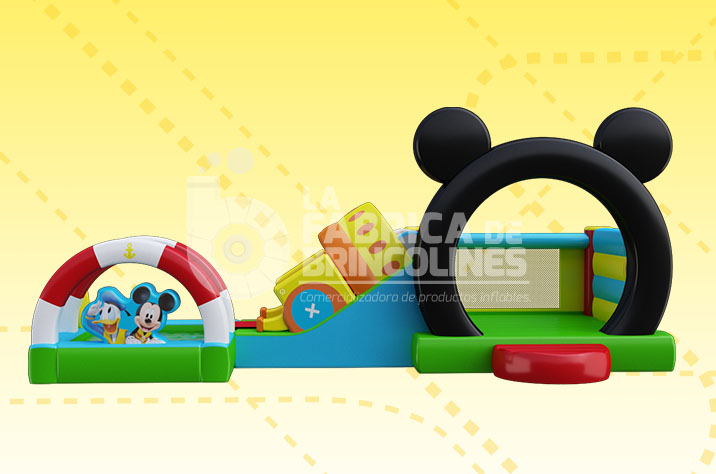 Brincolin Mickey Mouse con Resbaladilla