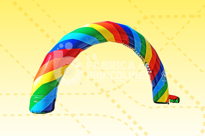 Arco inflable caramelo de caravana