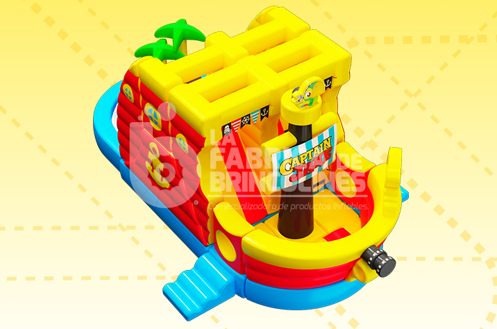 Brincolin Aventura Pirata barco inflable
