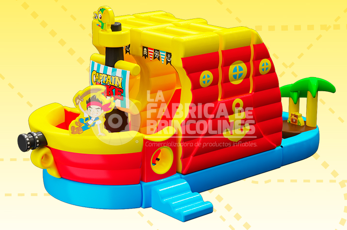 Brincolin Aventura Pirata barco inflable