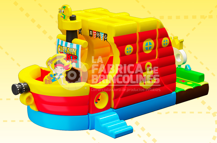 Brincolin Aventura Pirata barco inflable