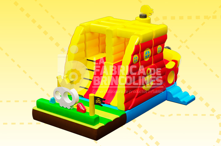 Brincolin Aventura Pirata barco inflable