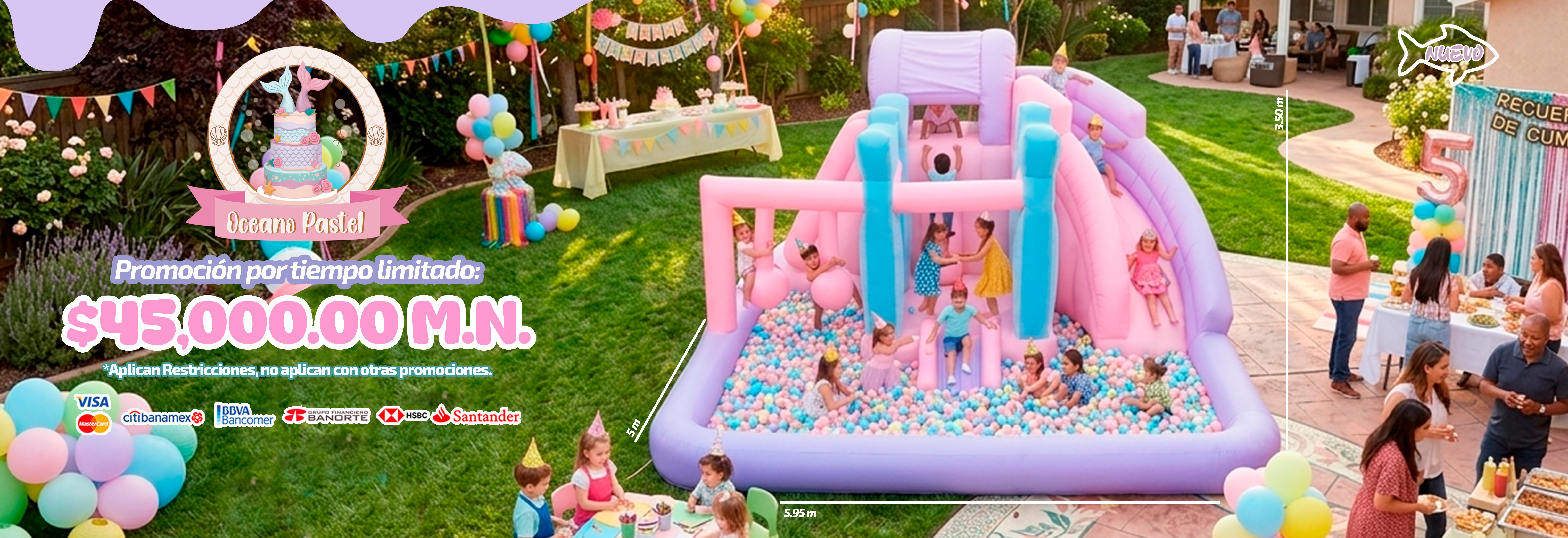 Promocion Oceano Pastel
